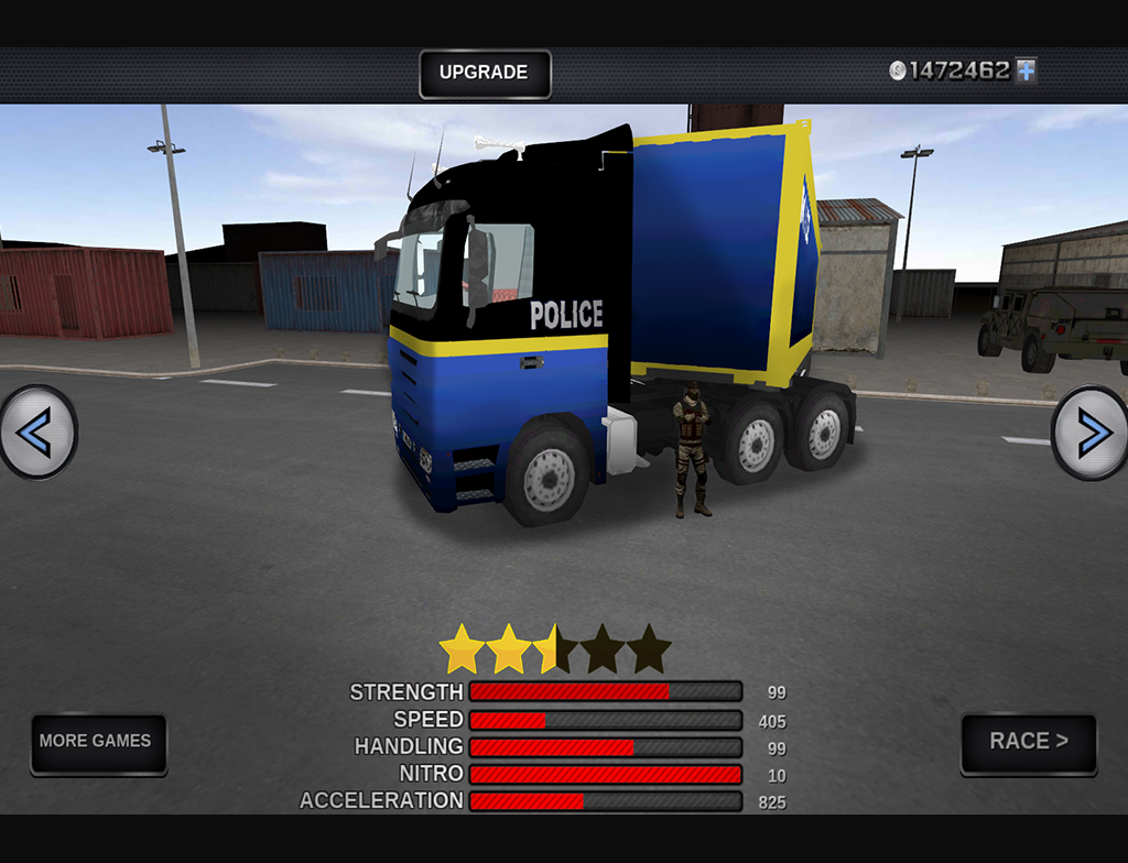 3D Police Truck Simulator 2016 Game Screenshot