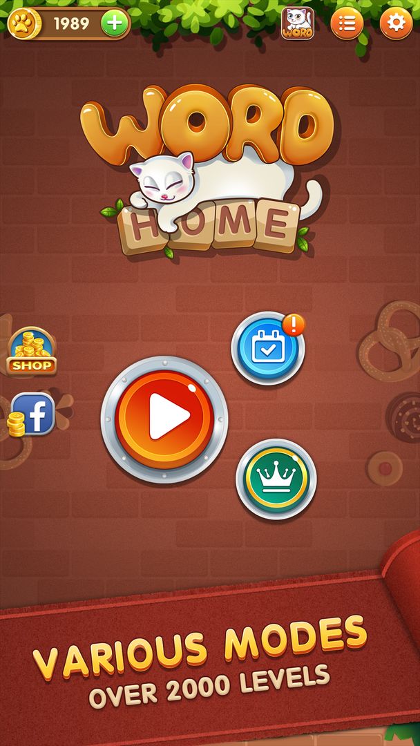 Word Home ® Cat Home ภาพหน้าจอเกม