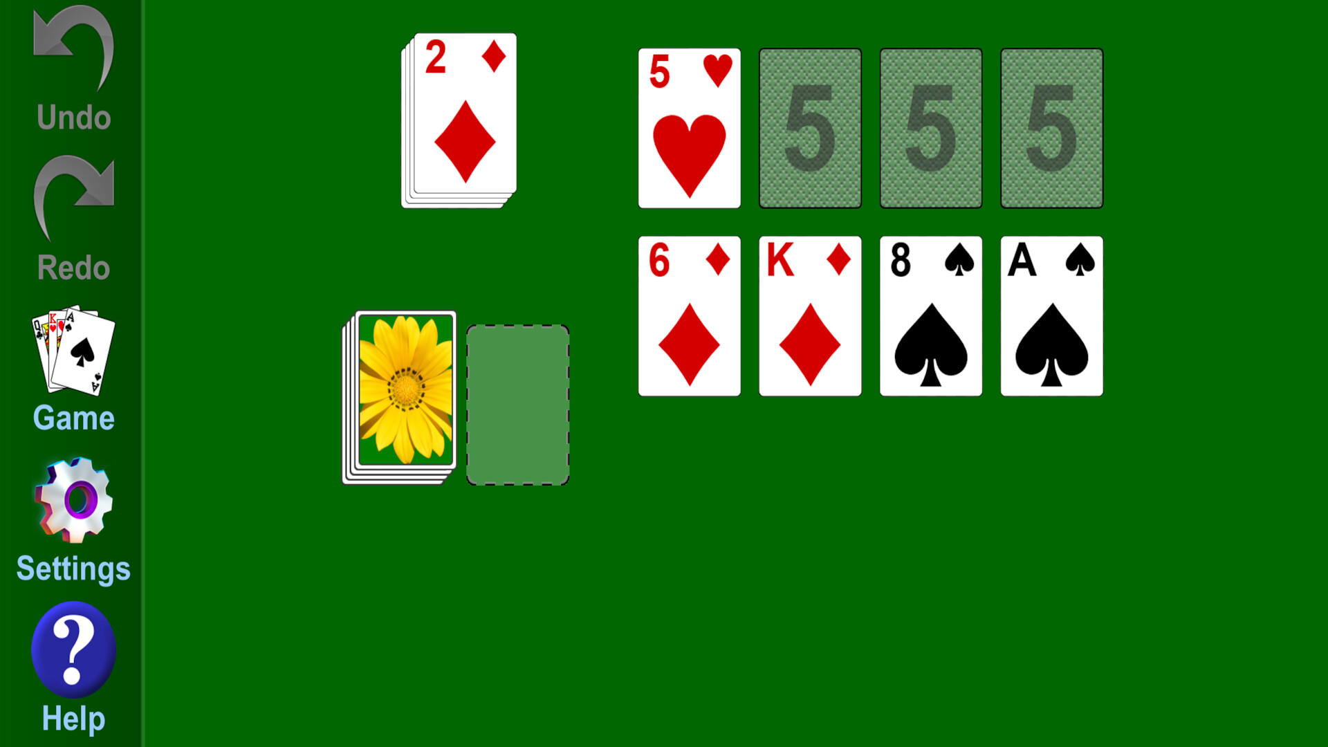 Canfield Solitaire Classic Card Game Game Screenshot