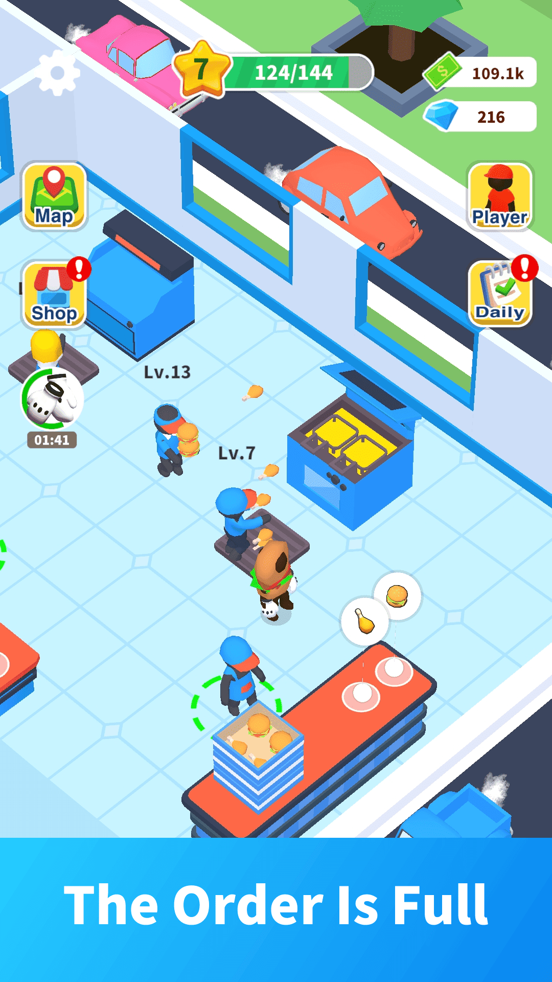 Pizza Shop Tycoon Game Screenshot