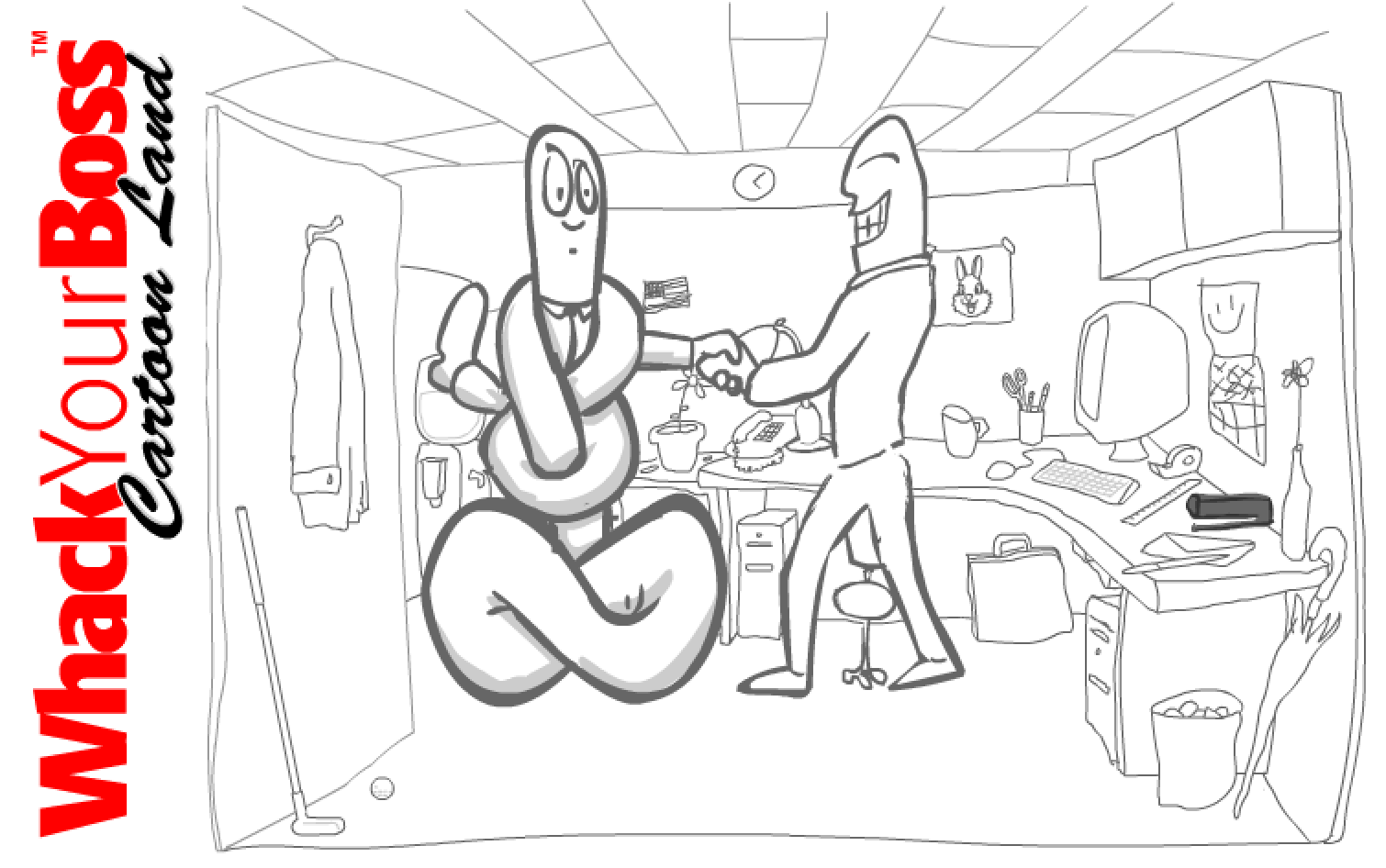 Whack Your Boss ~ Cartoon Land Game Screenshot
