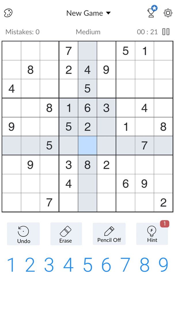 Screenshot of Sudoku - Classic Sudoku Puzzle