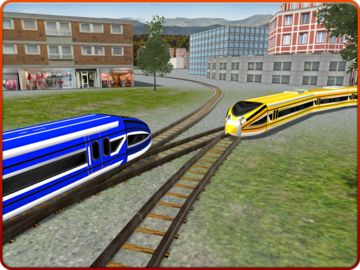 Скриншот игры Impossible Bullet Train Drive : Subway On Rails 3D