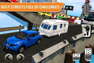 Ferry Port Trucker Parking Sim Game Screenshot