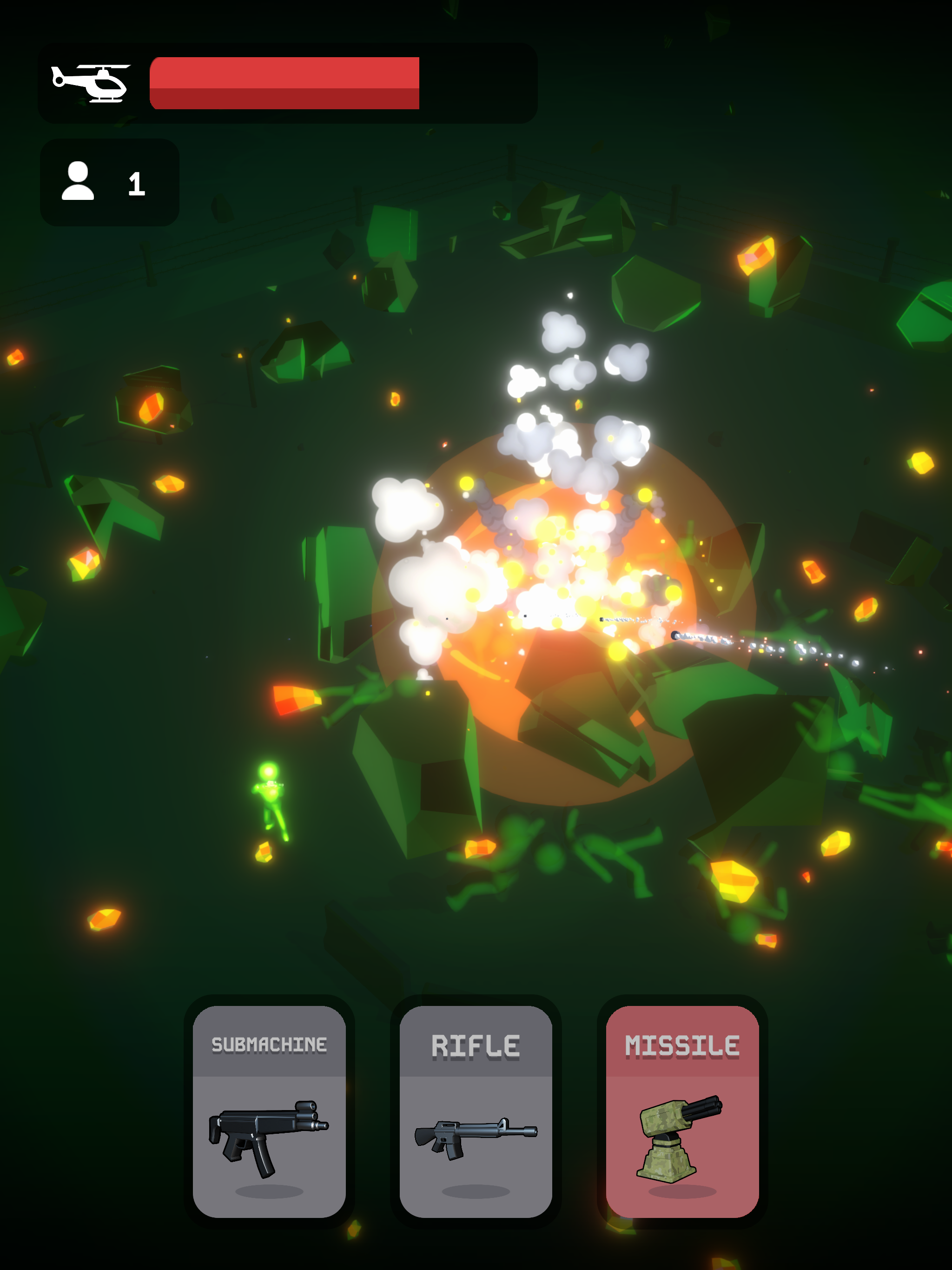 Helicopter Runner Game Screenshot
