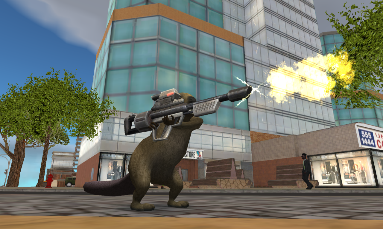 Captura de Tela do Jogo BOBR: Gun Battle RPG Adventure