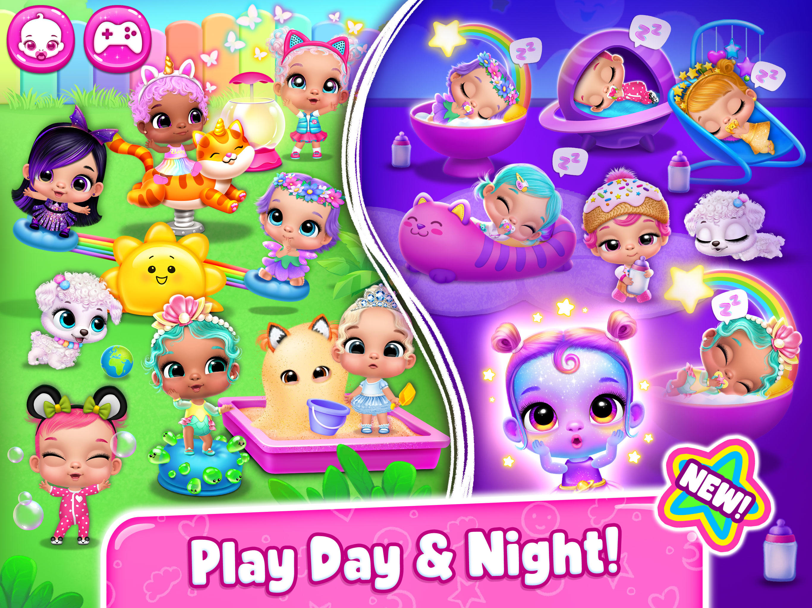 Giggle Babies - Toddler Care Game Screenshot