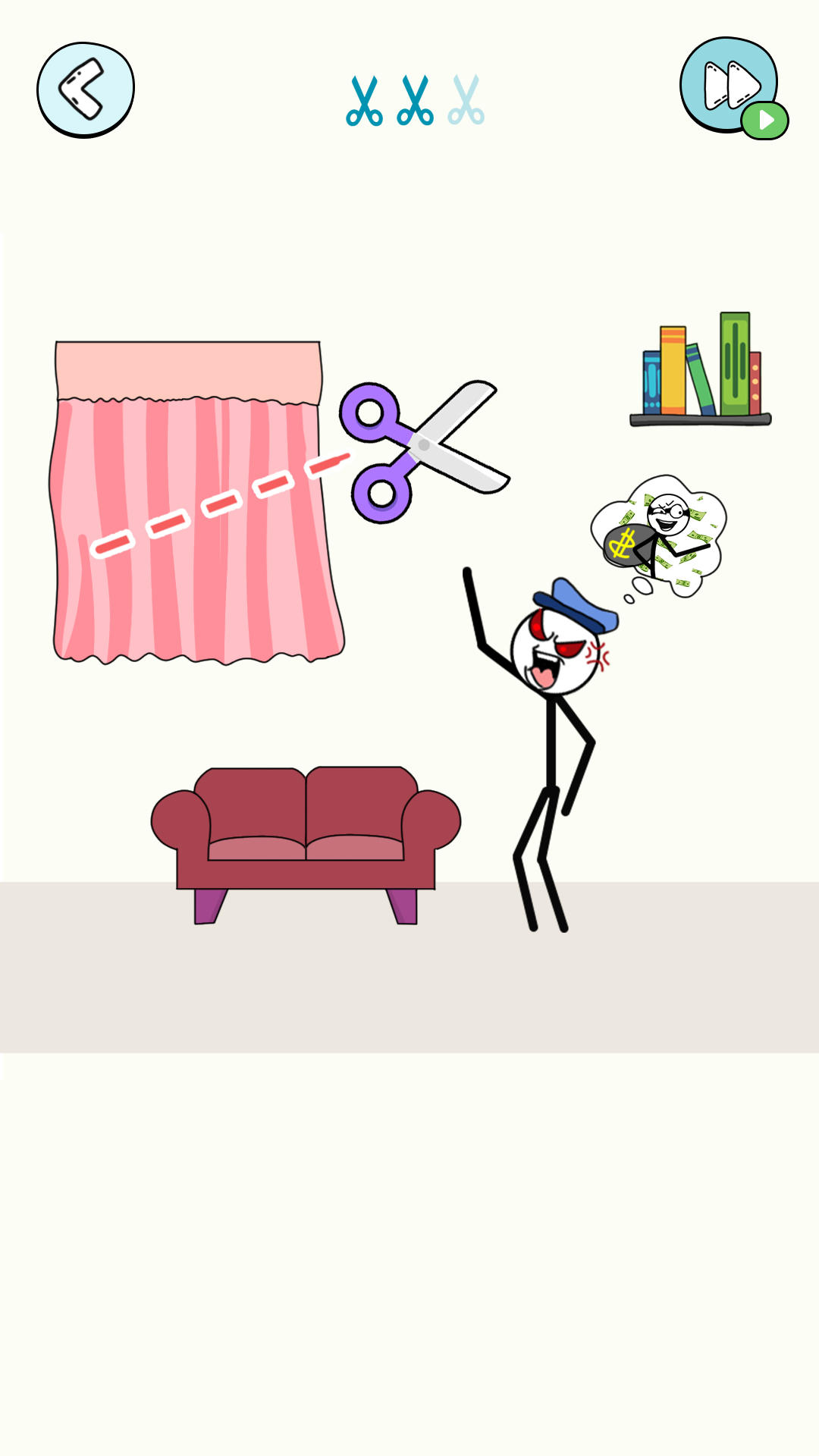 Cuplikan Layar Game Cut It: Stick Story