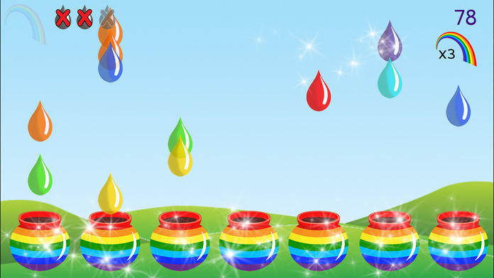 Rainbow Drops ภาพหน้าจอเกม