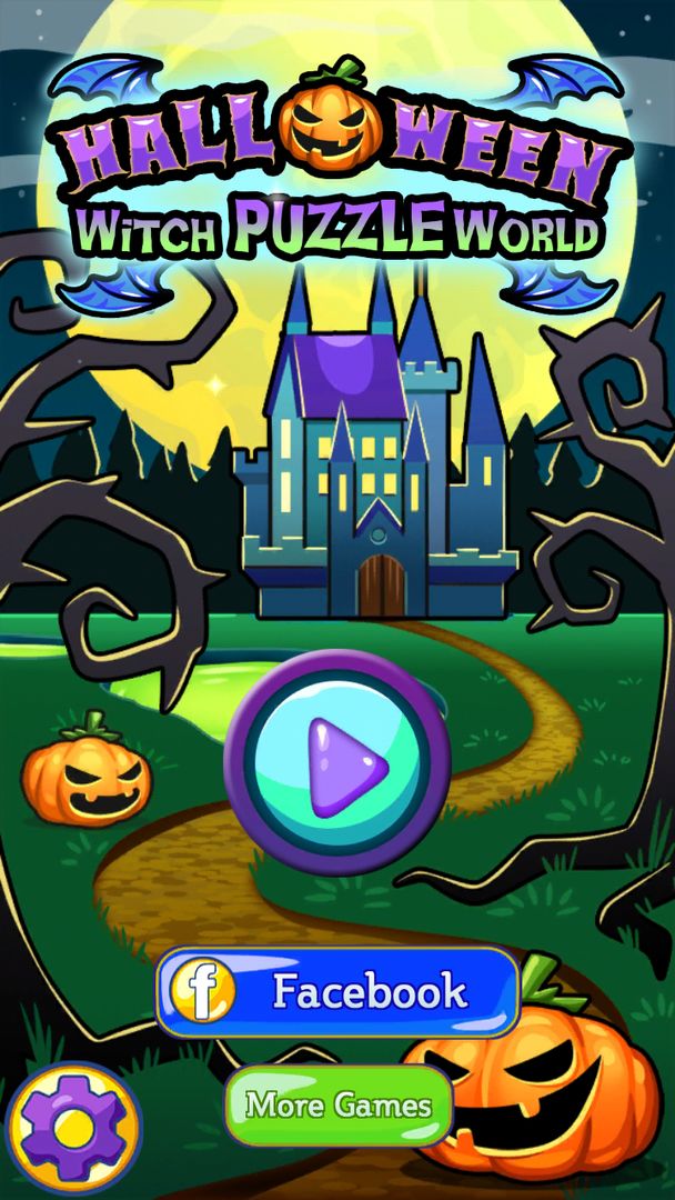 Halloween Witch Puzzle World ภาพหน้าจอเกม