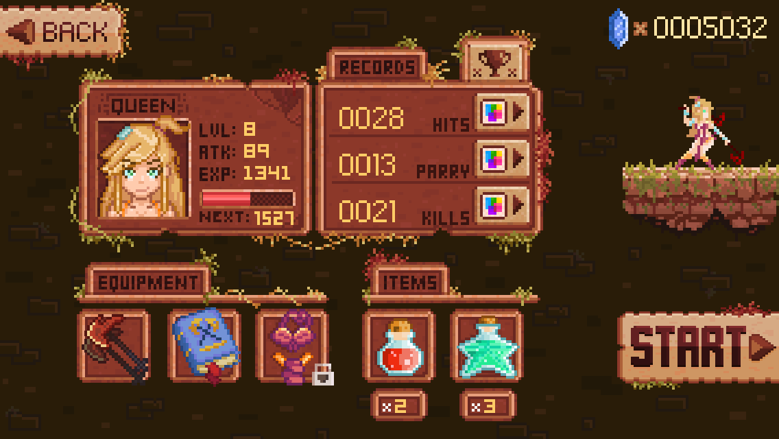 Combo Queen- 组合女王(动作与角色扮演合二为一) Game Screenshot