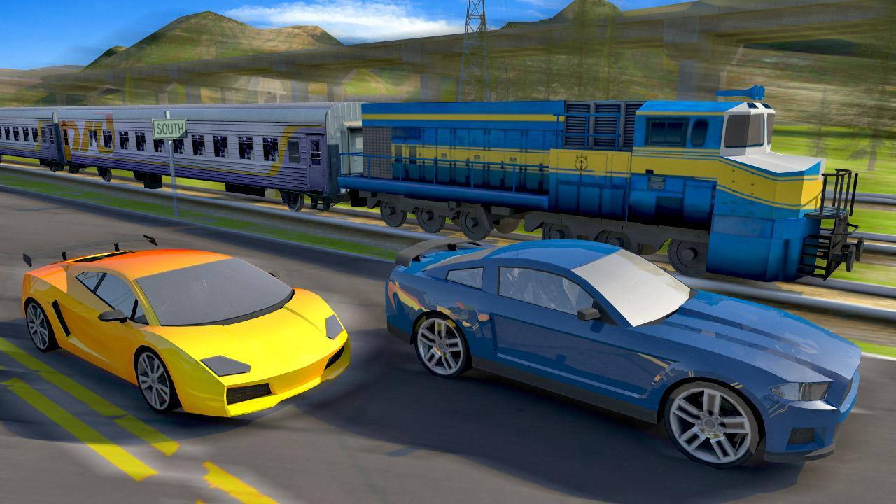 Trains vs. Cars Game Screenshot