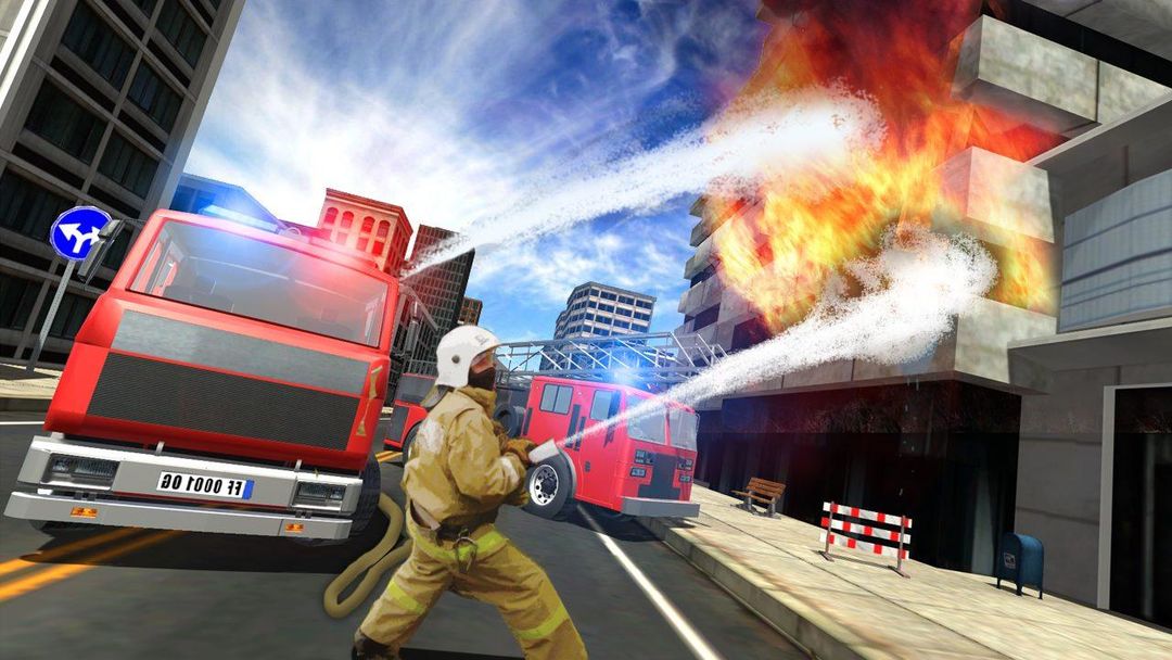 Firefighter - Fire Truck Simulator 게임 스크린 샷