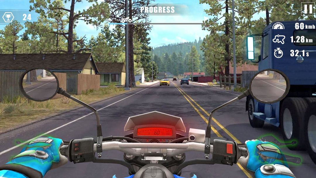 Moto Bike Race : Driving Car ภาพหน้าจอเกม