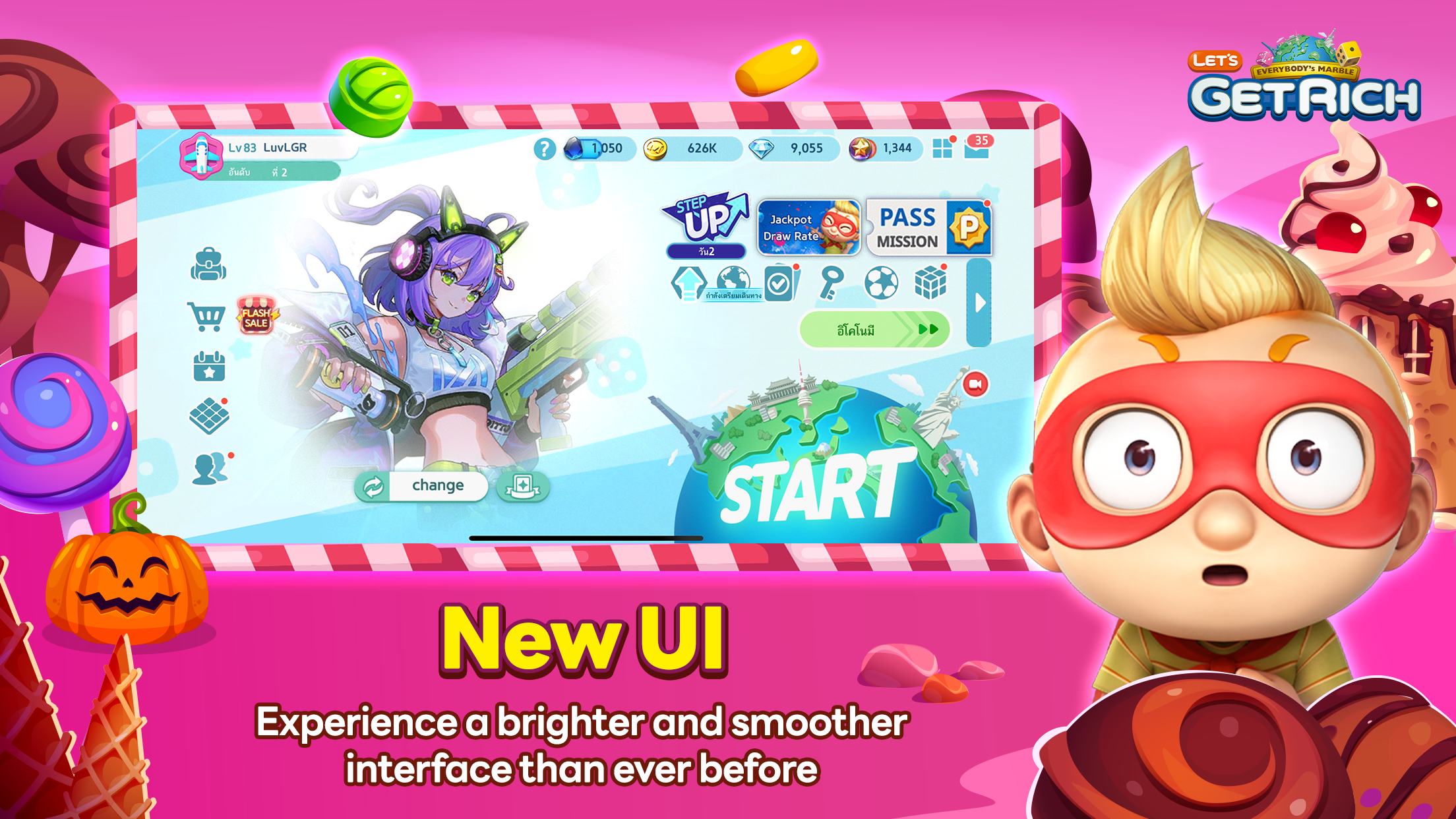 LINE Let's Get Rich Game Screenshot