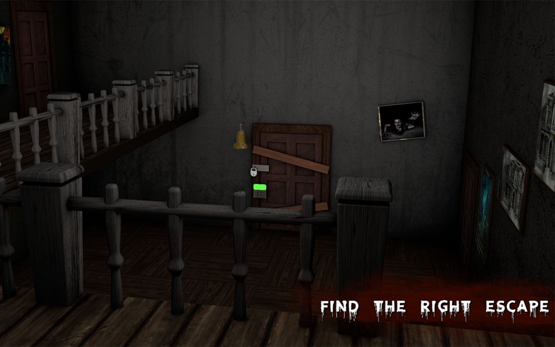 이상한 유령의 집 탈출 임무 게임 스크린 샷