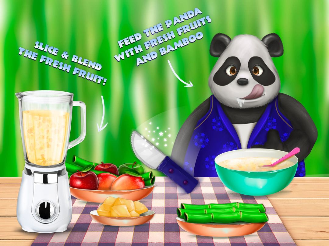 Cute Panda Village 게임 스크린 샷