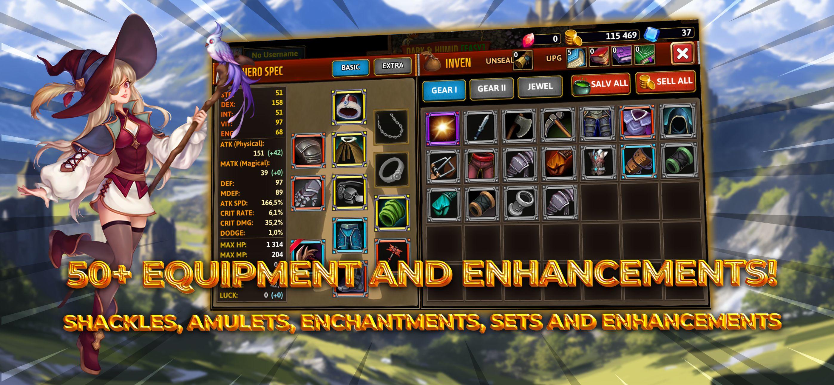 Darkside Dungeon roguelike rpg Game Screenshot