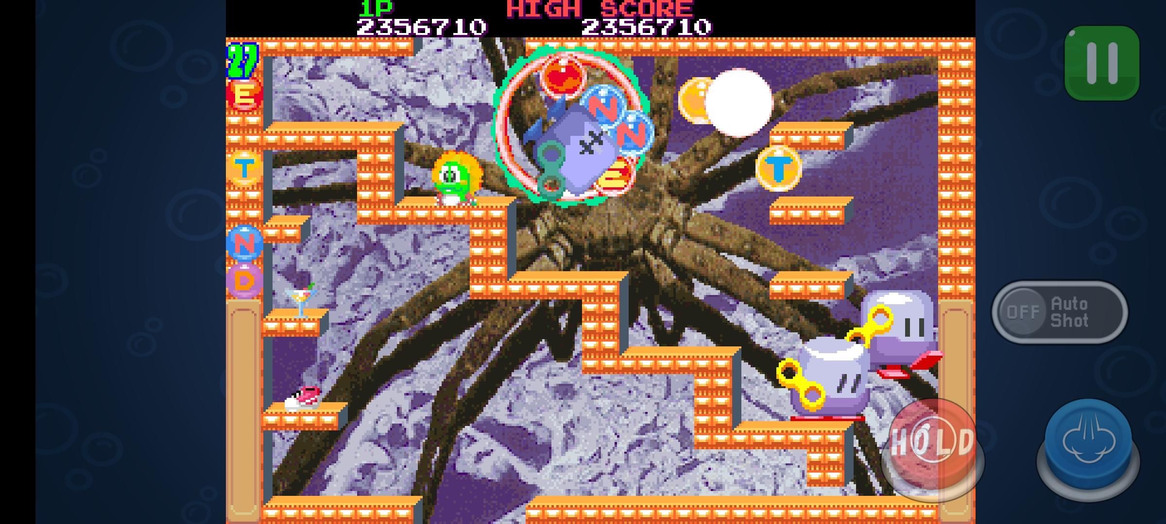 BUBBLE MEMORIES Classic Game Screenshot