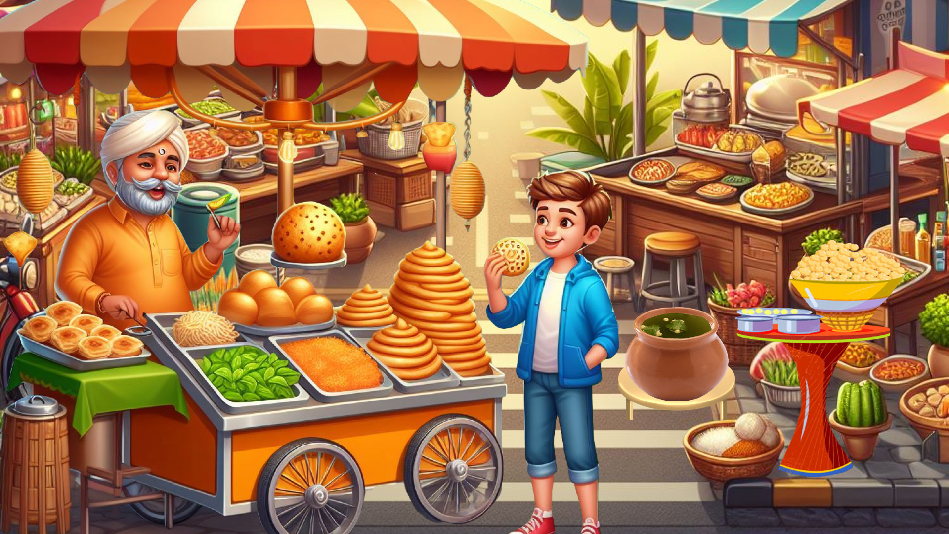 Street Food - Indian Cooking Game Screenshot