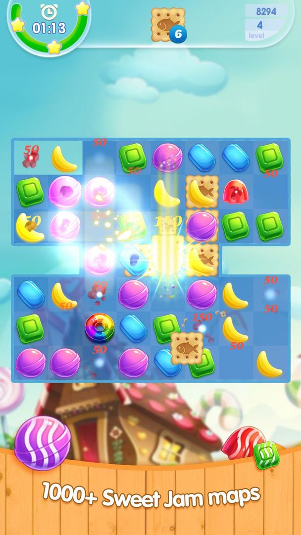 Screenshot of Cookies Smash:Candy Match 3