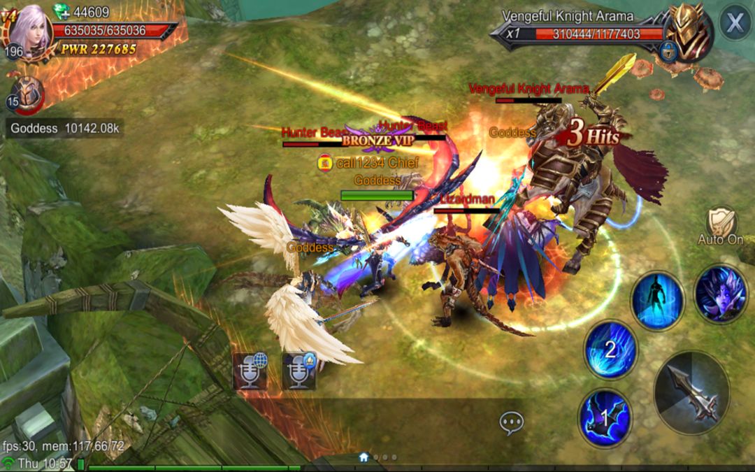 Screenshot of Goddess: Primal Chaos - MMORPG