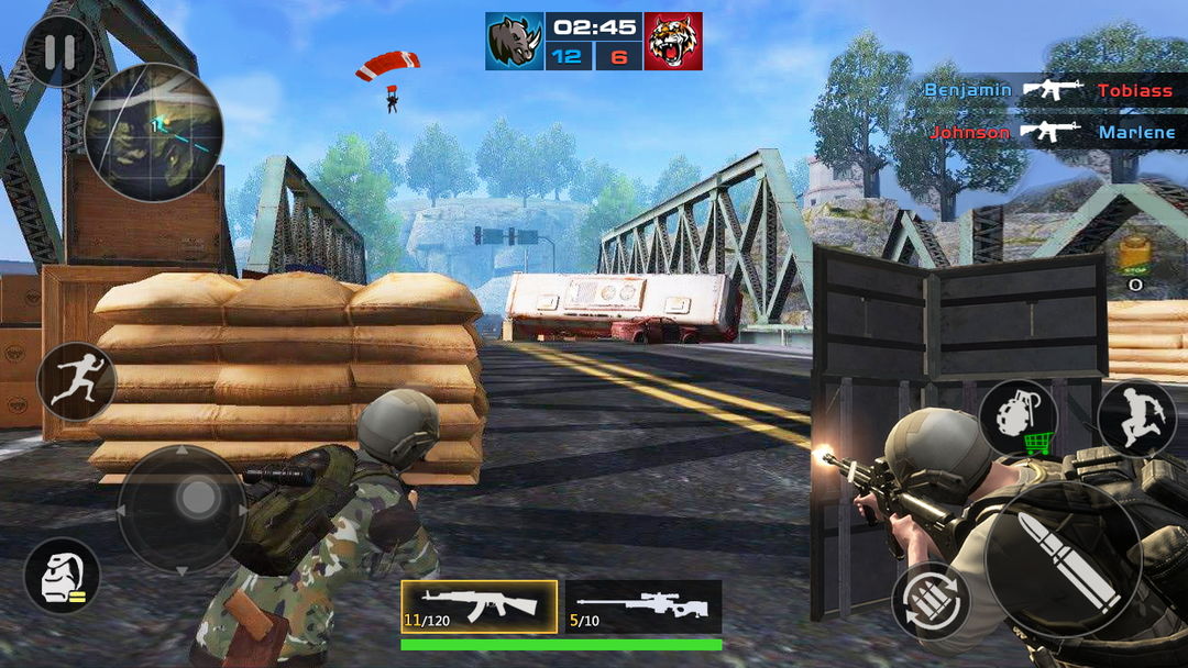 FPS Gun Strike: Offline Encounter Shooting 3D遊戲截圖