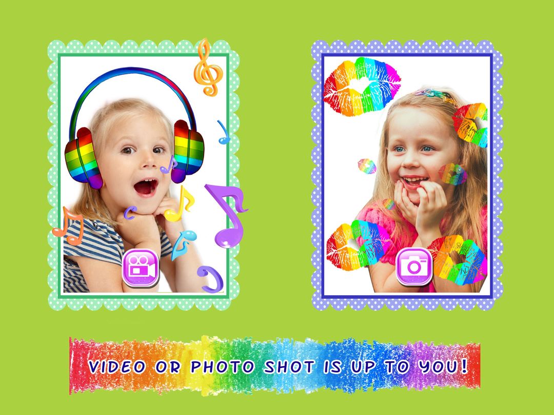 Crazy Rainbow Selfie Lense Camera Girl Makeup Cam 게임 스크린 샷