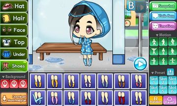 Rain Coat Pretty Girl Game Screenshot