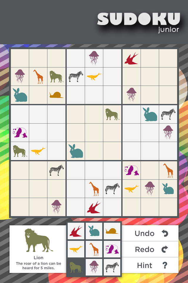 Cuplikan Layar Game Sudoku Junior
