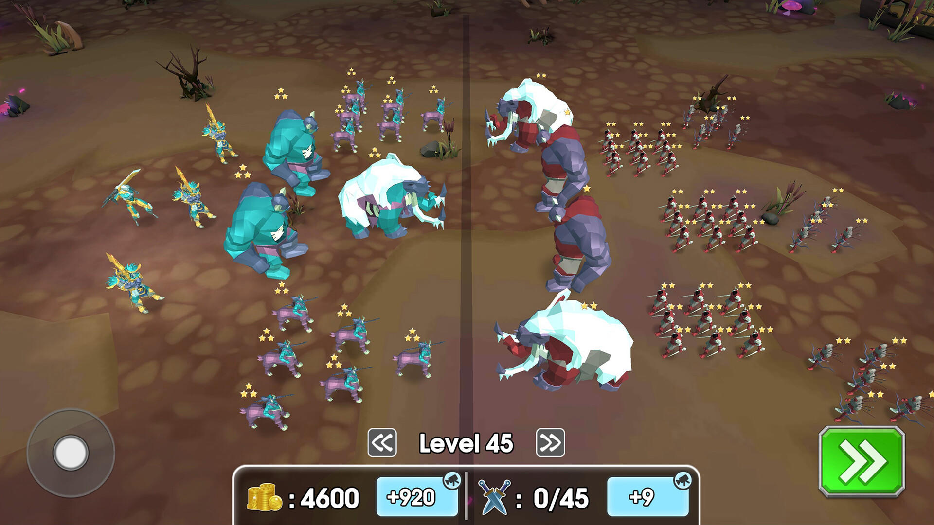 Скриншот игры Clash Battle Simulator