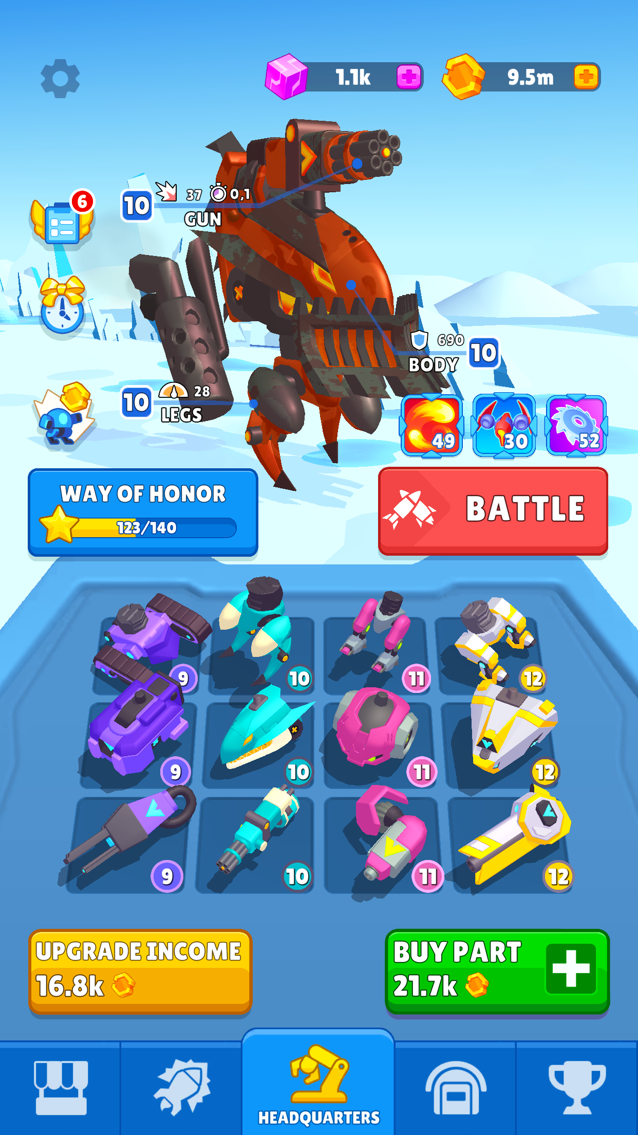 Armored Robots: Mech Battle Game Screenshot