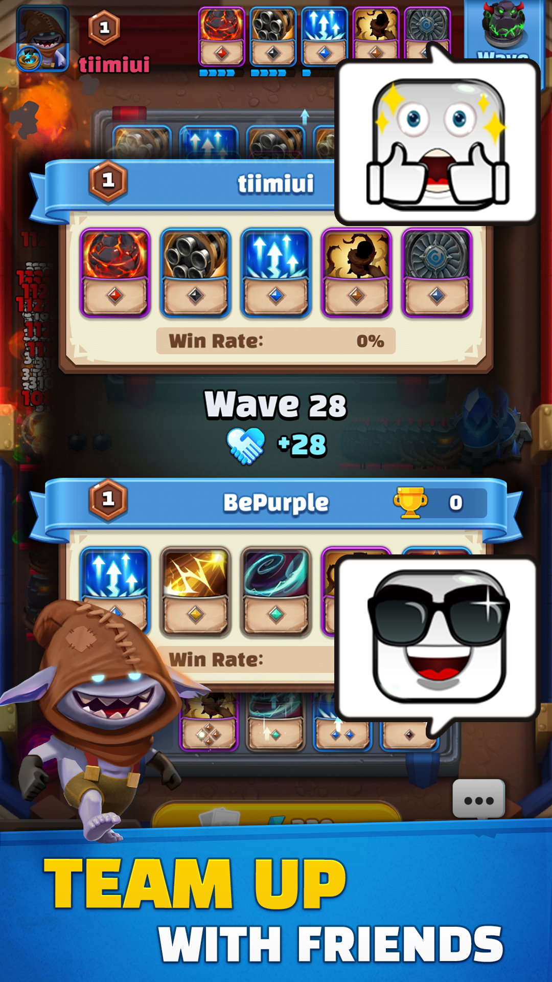 Random Card Defense Game Screenshot