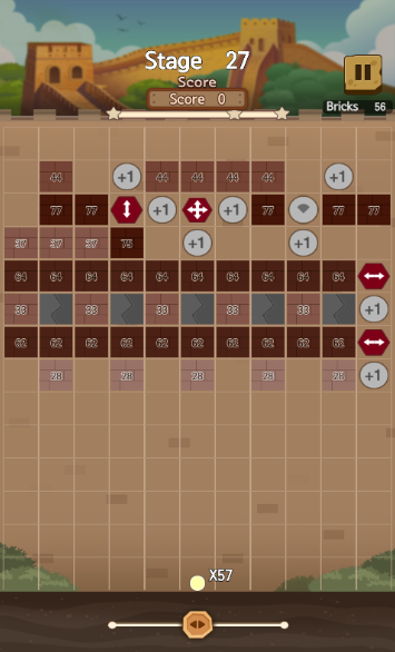 Castle Brick Breaker Game Screenshot