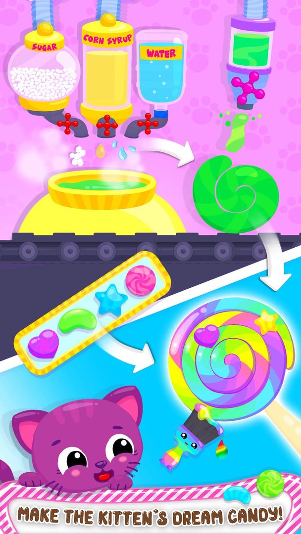 Cute & Tiny Candy Factory - Sweet Dessert Maker screenshot game