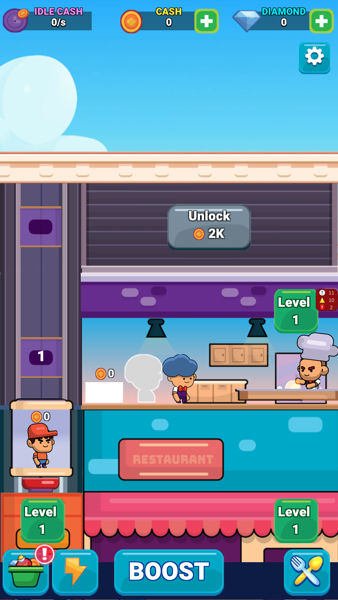 Idle Restaurant Tycoon