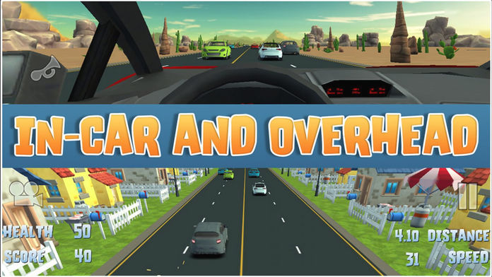Screenshot of Shuffle Cats Cars - 3D 汽车 种族 自由 游戏 最好 驾驶