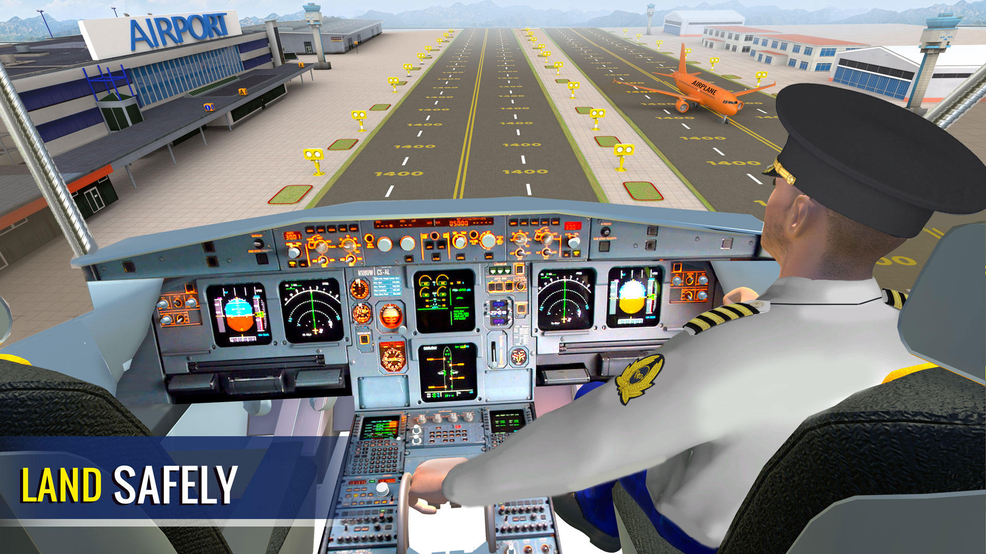 Screenshot 1 of 飛行模擬器：飛機遊戲 3.3