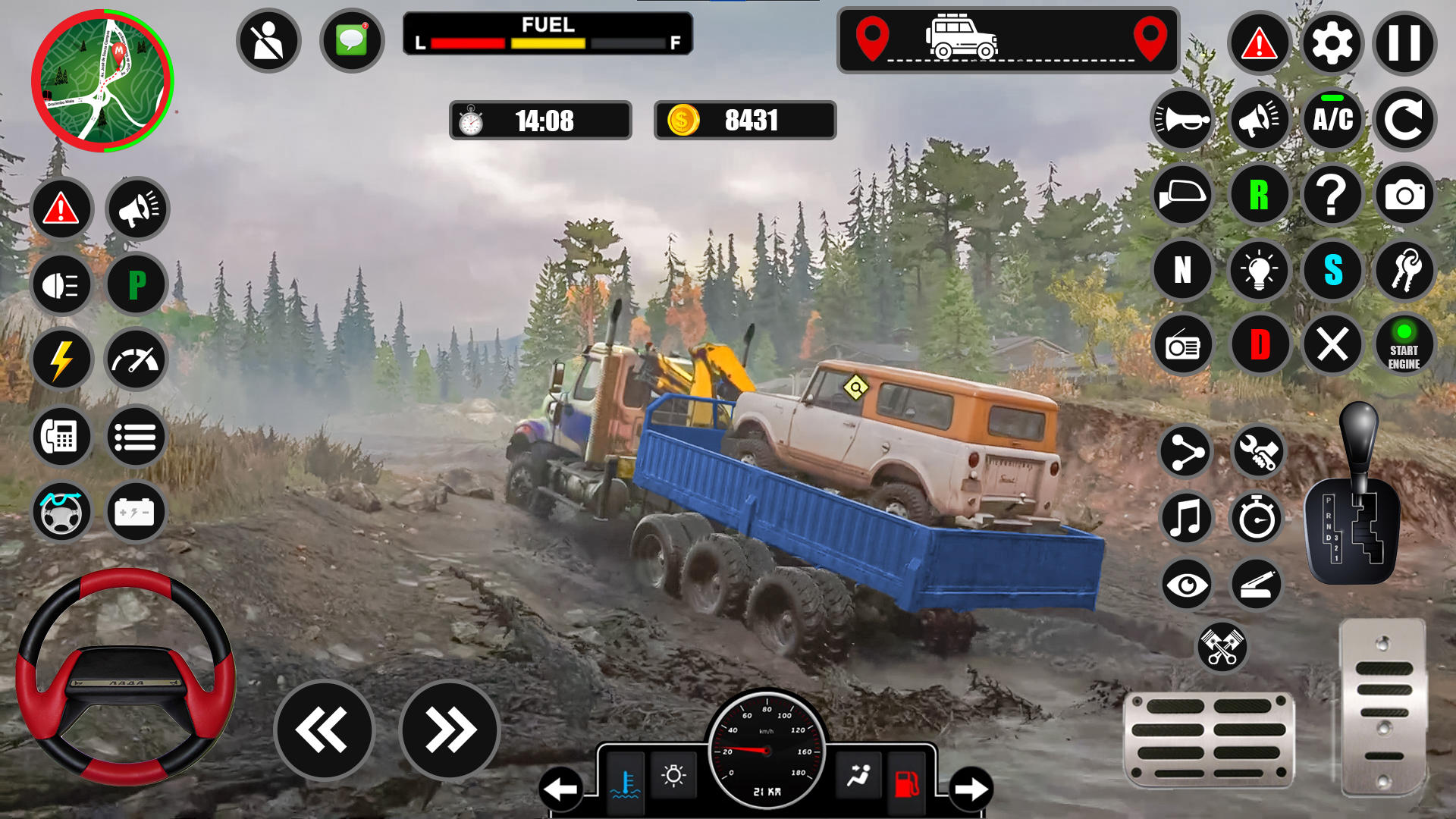 Screenshot of Euro Cargo Mud Truck Driving