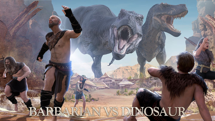 Screenshot 1 of Barbarian Tribe: Dinosaur War 1.18.0