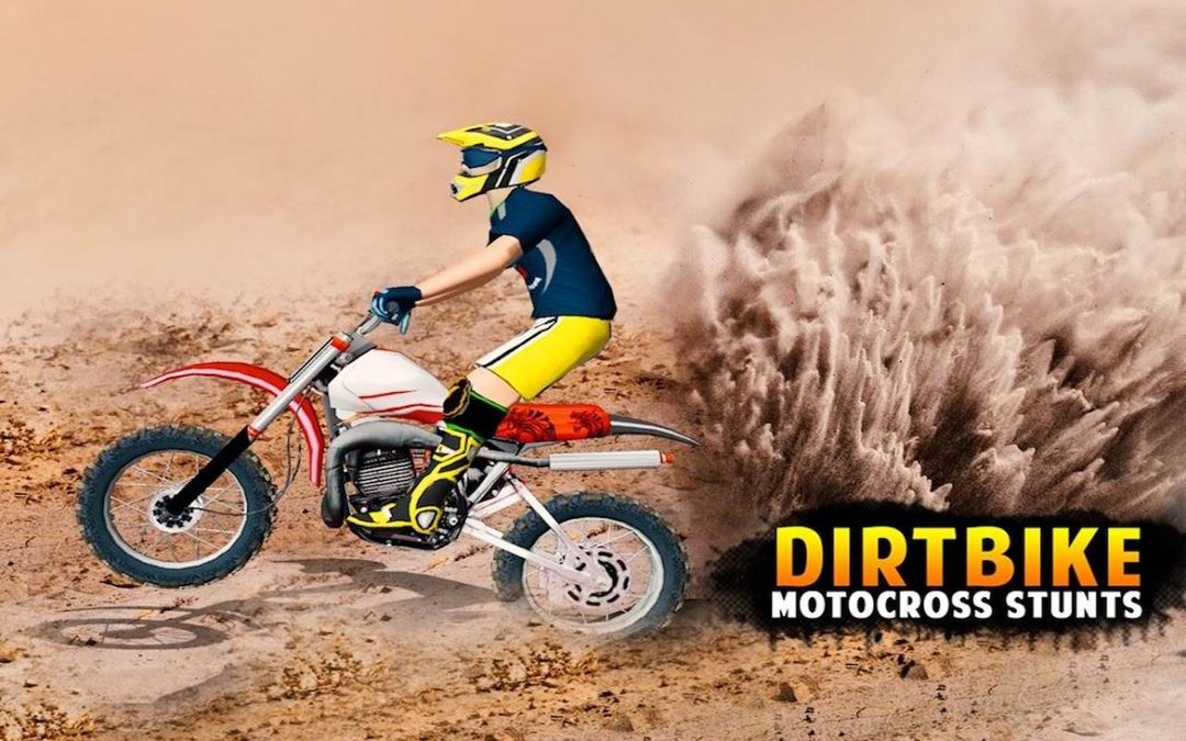Screenshot of Dirt Bike Cop Race Free Flip Motocross Racing Game