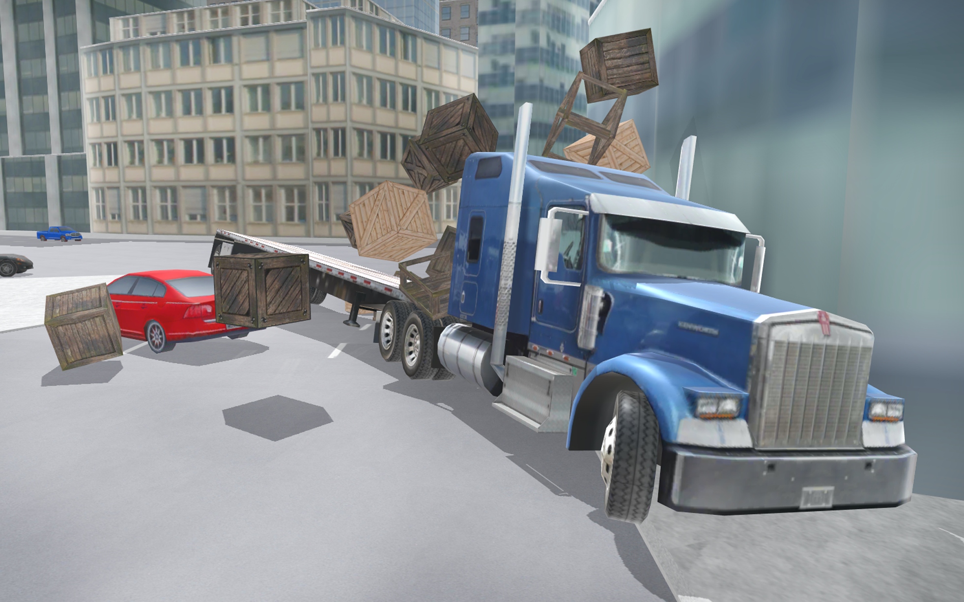 Screenshot 1 of စီးတီးထရပ်ကားမောင်း Simulator 
