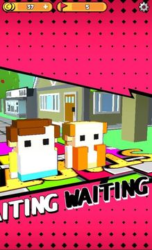 Blocky Friends: Dice Battle Ground Game Screenshot