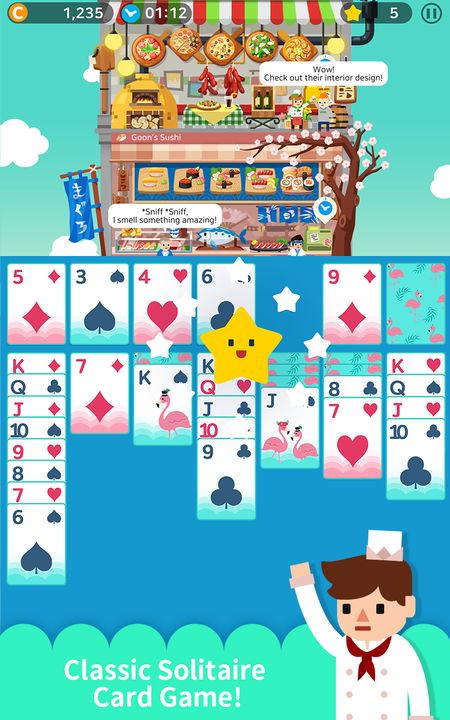 Screenshot 1 of Solitaire Cooking Tower 1.4.8