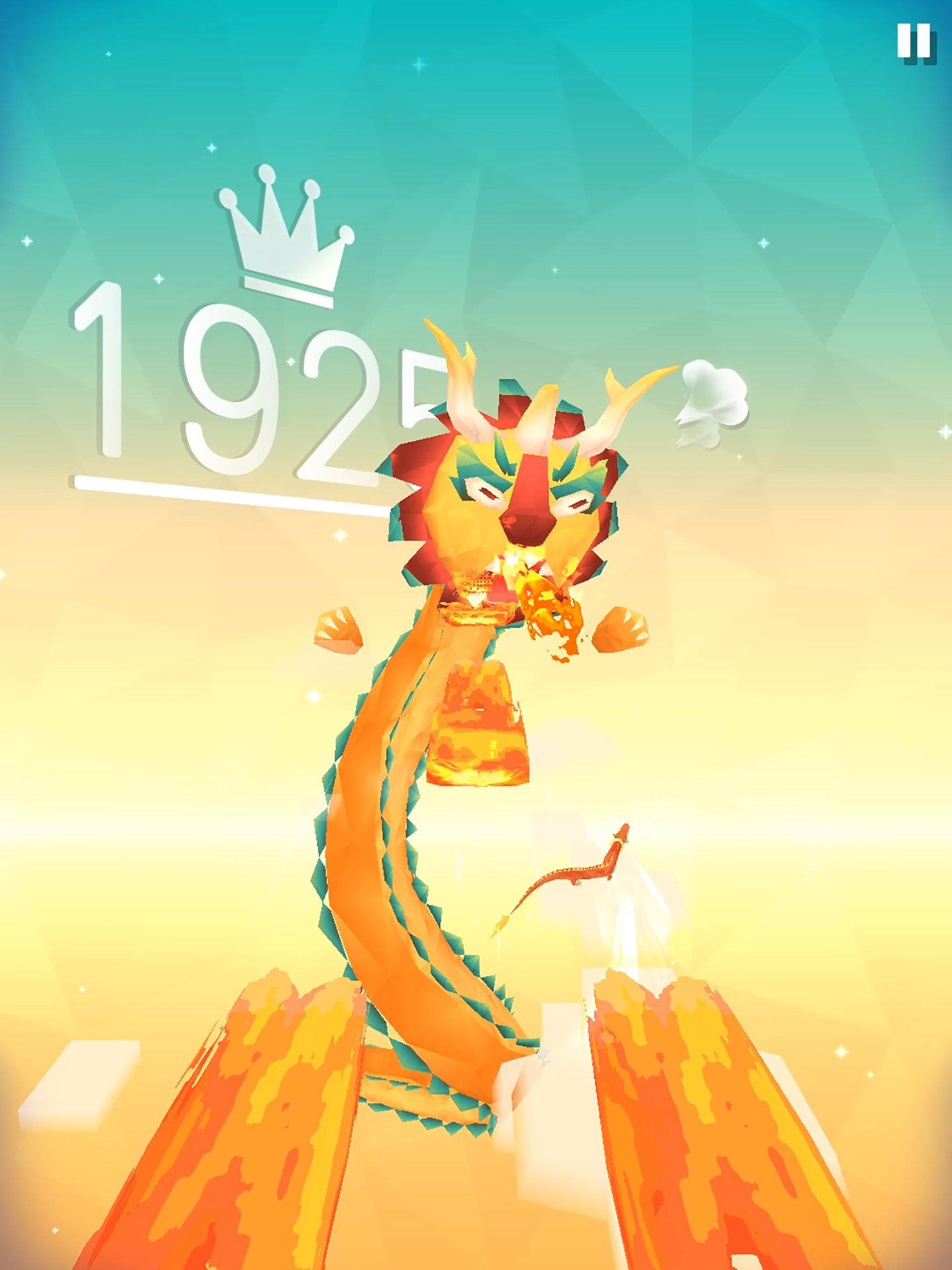 Sky Surfing Game Screenshot