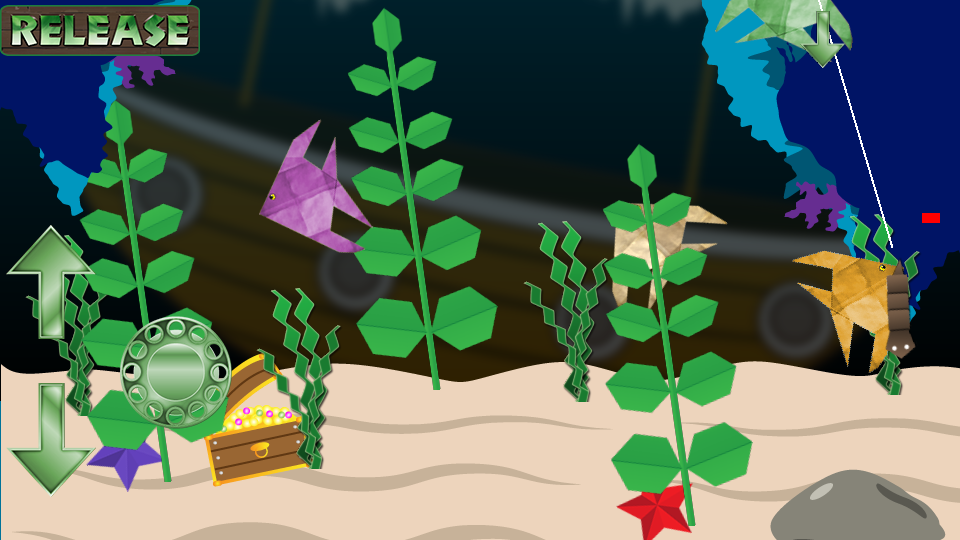 Folded Fishing Game Screenshot