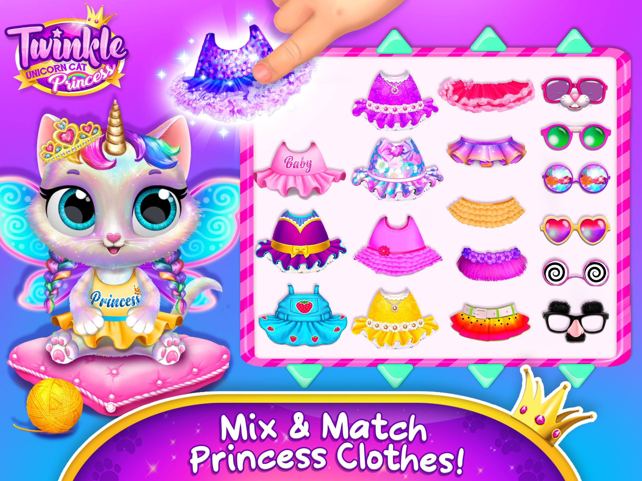 Twinkle - Unicorn Cat Princess ภาพหน้าจอเกม