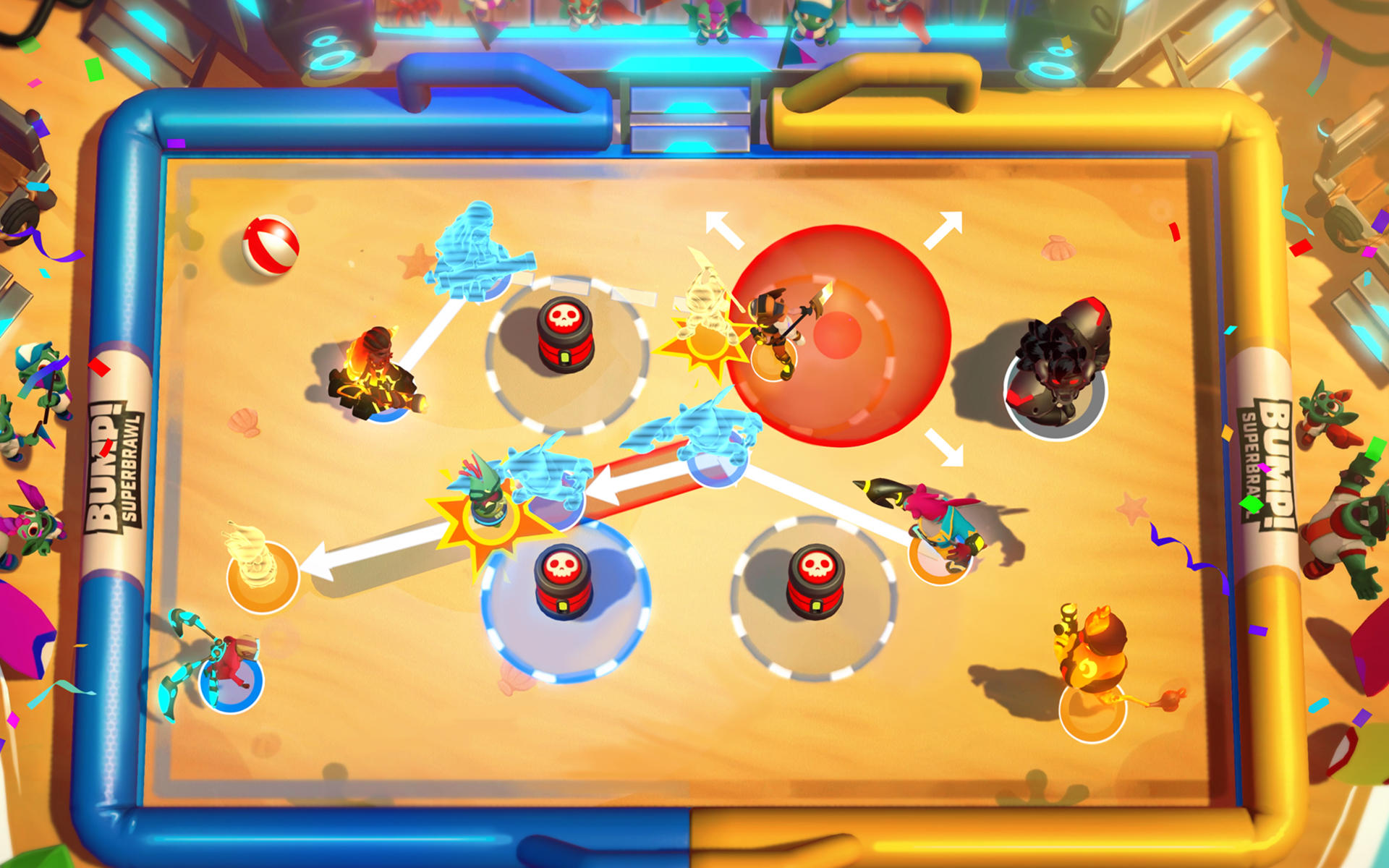 BUMP! Superbrawl ภาพหน้าจอเกม