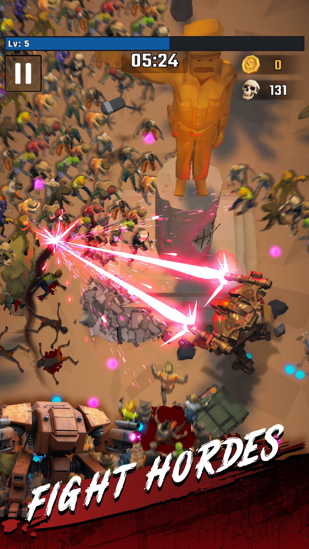 Biters & Bullets: Survivor RPG Game Screenshot