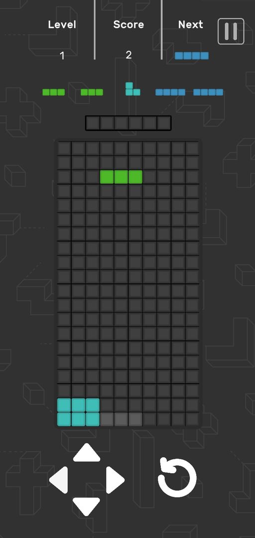 TetriX screenshot game